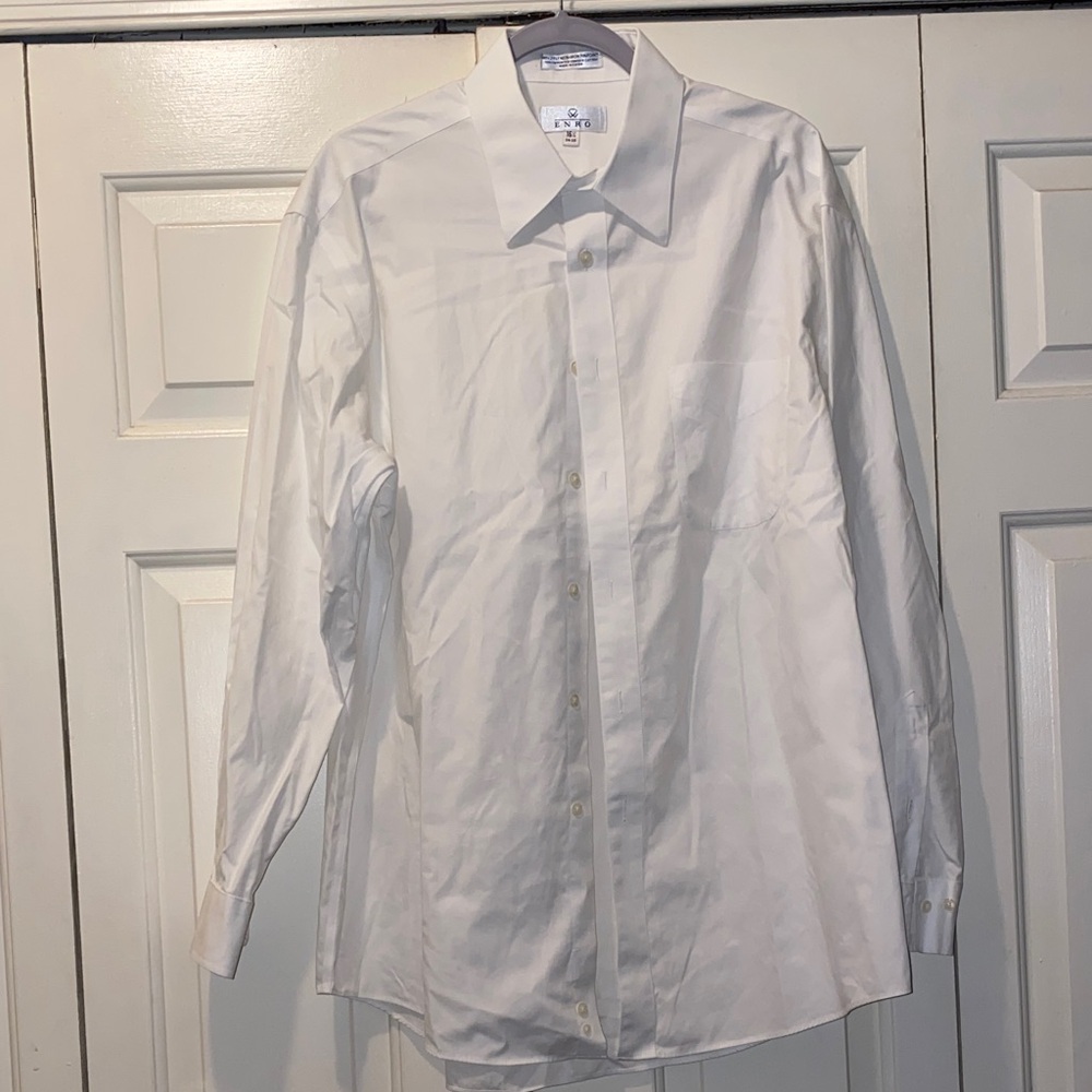 Enro White Dress Shirt for Men